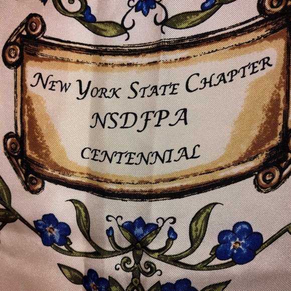 Marisol Deluma NEW NY State Chapter NSDFPA Centennial Screen print SILK … - Picture 6 of 10